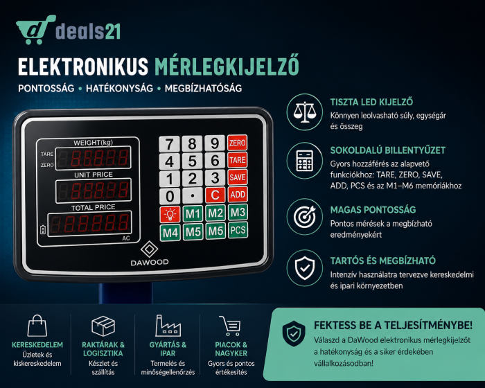 Fémlemezes bordázott platform mérleg, 200/350/500 kg, Lehajtható kar, Elektronikus kijelző. [6]