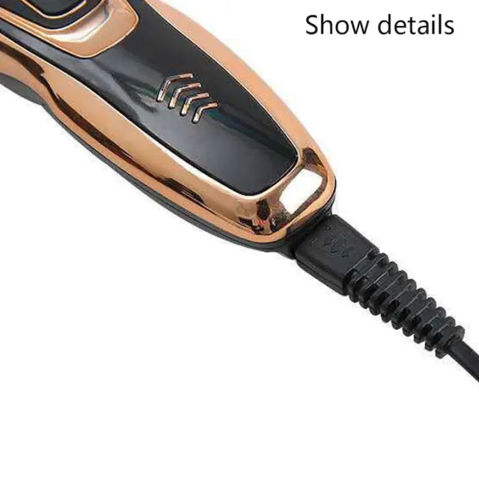 GEEMY GM-595 Multifunkciós Trimmelő, 3 az 1-ben, Vízálló, Fekete/Arany [5]