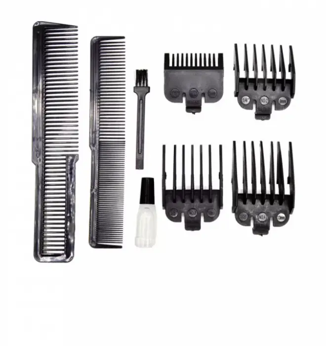 Geemy GM-6081 Professzionális Hajvágó – 15W, Vezeték nélküli és Hálózati Működés, 2000mAh Akkumulátor, 2,5 Órás Töltési Idő, 60 Perc Üzemidő, 4 Cserélhető Fej (3, 6, 10, 13mm), Elegáns Arany Design [3]