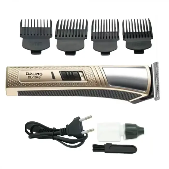 Geemy GM-6128 Hajvágó, K KATHODE – Tartós Rozsdamentes Acél Pengék, Erős és Csendes Motor, Ergonomikus Dizájn, 4 Vágófésű, Fejre és Testre, Kábelről Töltött, Professzionális Teljesítmény Otthon [5]