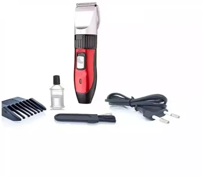 Gemei Hajvágó, GM-696, Kivehető Pengével, Fekete/Piros, 220V [3]