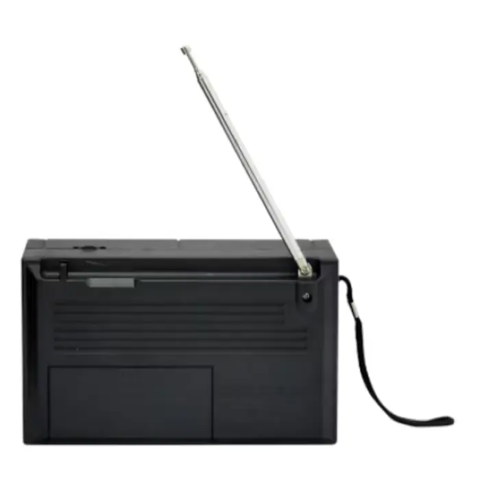 Gold JR-9011 AM/FM Rádió – Elegáns Vintage Dizájn Arany Részletekkel, AM/FM Vétel, Tiszta és Hű Hang, Hordozható és Könnyen Használható, Ideális Otthonra, Irodába vagy Belső Terekbe – Fekete Szín, Kla [4]