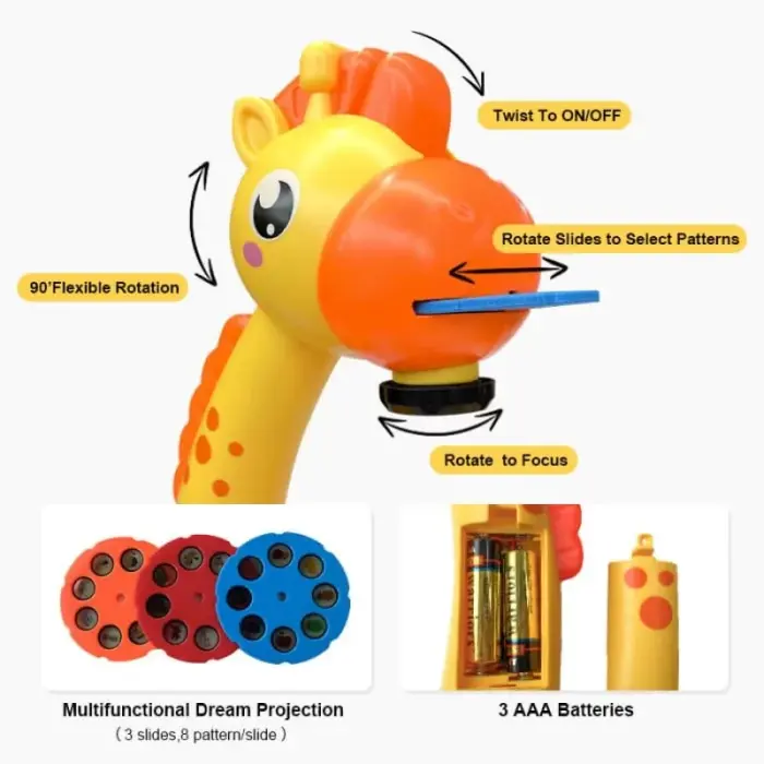 Gyermek rajzasztal kivetítővel – Oktató készlet filctollakkal, sablonokkal és zenefunkcióval [3]