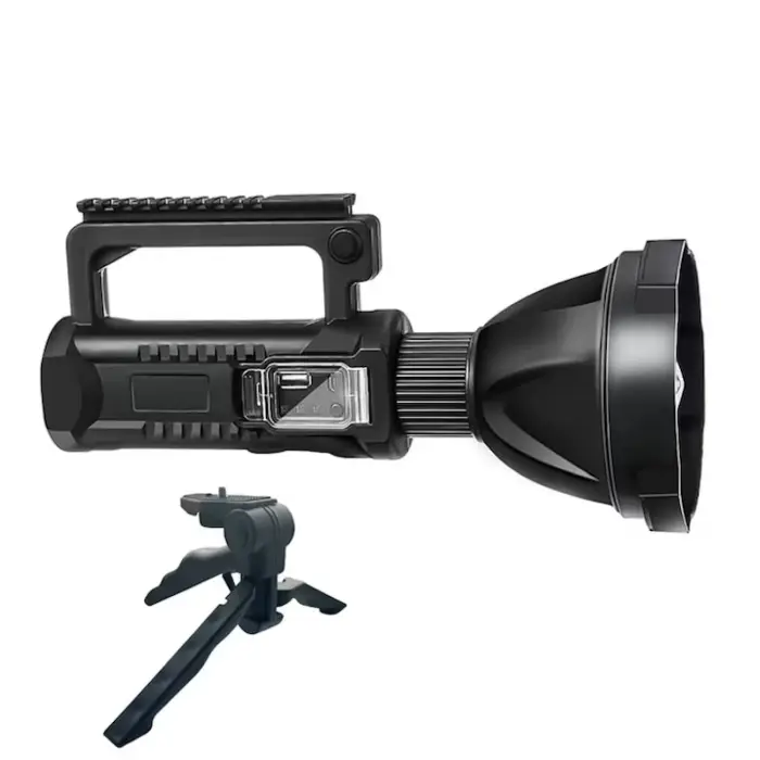 Hordozható LED lámpa állvánnyal, powerbank funkcióval, USB töltéssel, 4 világítási móddal, vízálló [8]