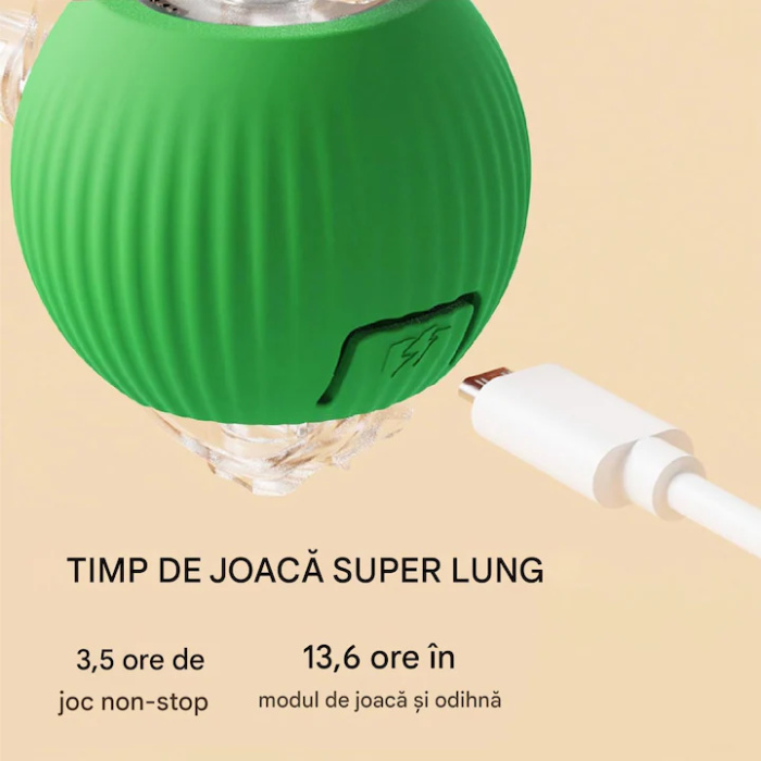 Interaktív Smart Macskajáték Felnőtt Macskáknak, Tartós Műanyag, 9x10,2x5,8 cm, Minden Méretű Macskához, Kompakt Dizájn Több Színben [9]