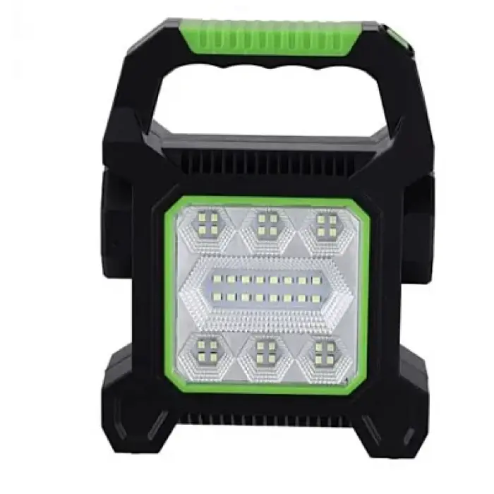 JY 258B kempinglámpa 40 LED-del, napelemes és USB töltés, oldalsó lámpa és projektor, 2400 mAh Ni-MH akkumulátor, erős és tartós világítás – ideális kempingezéshez, túrázáshoz, horgászathoz és vészhel [2]