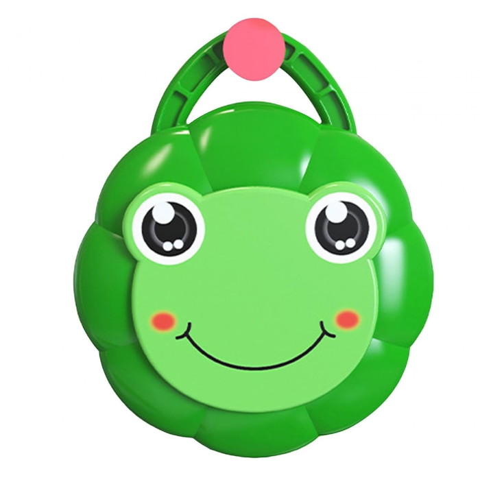 Gyermek tenisz ütő szett béka és oroszlán figurával, hordozható indoor edző készlet, környezetbarát anyag, 7×7×13 cm [8]