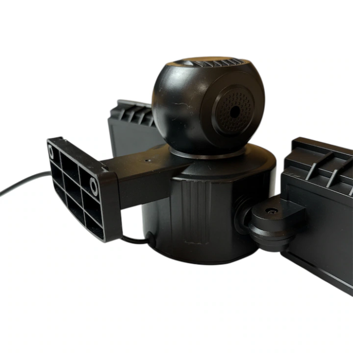 Dupla 200W-os Napelemes LED Reflektor, Mozgásérzékelővel, IP67, 6000 mAh Akkumulátorral, Távirányító Mellékelve, Kültéri Világítás Udvarra és Garázsba [3]