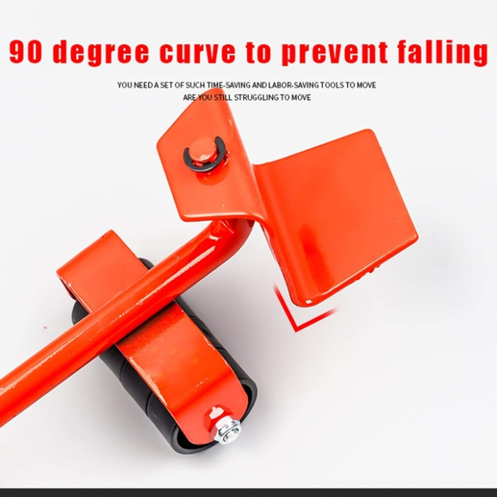 Professzionális Bútorszállító Szett, 4 Kerekes Platformmal és Emelő Karral, Platformonként 150 kg Teherbírás, Strapabíró Anyagok [3]