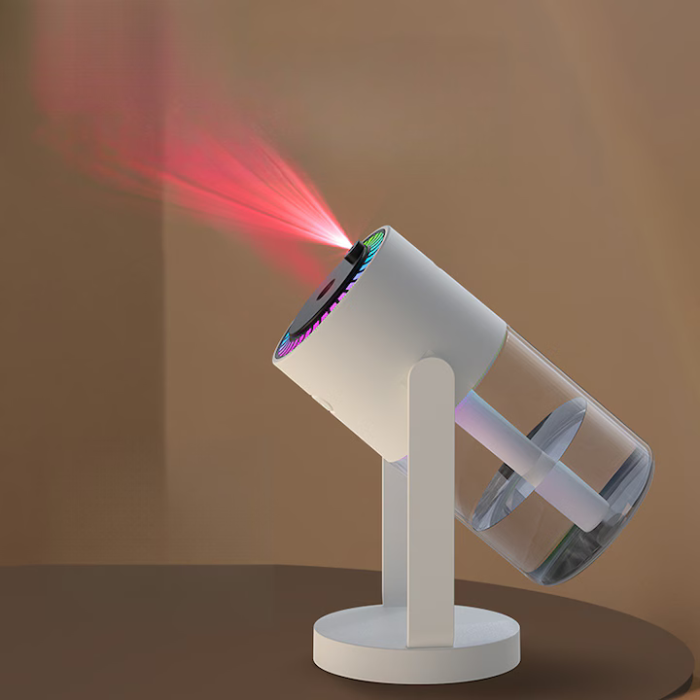 280 ml Hordozható Párásító Csillagos Égbolt Vetítéssel, Időzítő Funkció, Akár 8 Óra Üzemidő, 16,5x8 cm, Kompakt Kialakítás Hálószobába és Irodába [5]