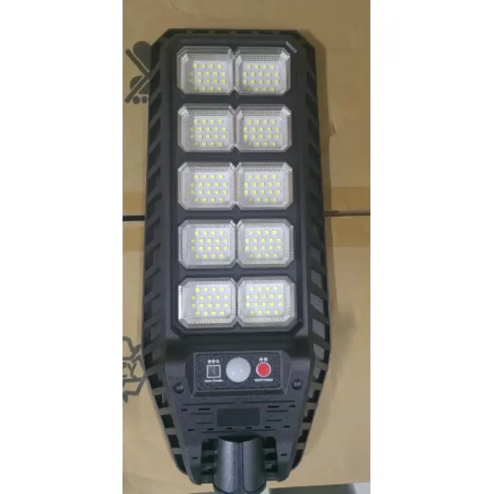 Utcai Napelemes Lámpa, IP67, 6500K, Mozgásérzékelővel, 3 Világítási Móddal, Távirányítóval, Alumínium + Műanyag, Víz- és Porálló [4]