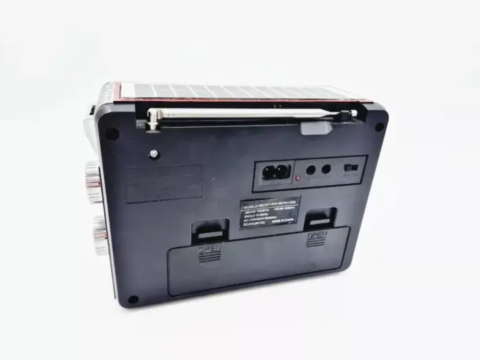 YG-821 hordozható rádió LED-del, modern dizájn LED világítással, klasszikus rádiófunkcióval – dekoratív és praktikus kiegészítő otthonra [5]