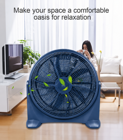20 hüvelykes ventilátor, 85 W teljesítmény, 5 műanyag lapát, műanyag védőrács, 220 V [0]