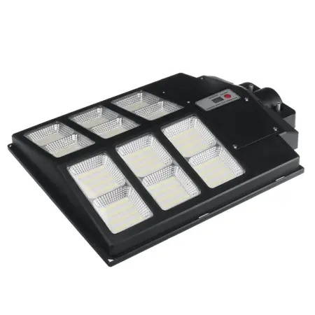 600W LED Napelemes Utcai Lámpa, Mozgásérzékelővel és Távirányítóval, 1800 lm, 12–14 órás Működési Idő, Automatikus Vezérlés – IP65, 2–4 m-es Telepítéshez, Ideális Udvarokhoz, Sétányokhoz és Parkolókho [3]