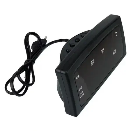 909-A LED digitális asztali óra – ébresztővel és hőmérővel [1]