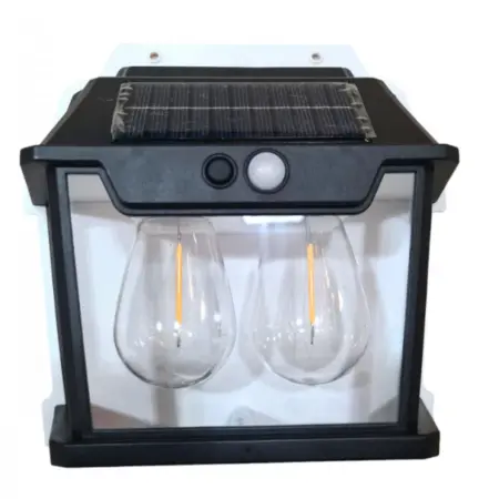 Napelemek és napelemes reflektorok - 999-2W LED napelemes lámpa kültéri világításhoz – elegáns és időjárásálló dizájn, napelemes töltés, energiatakarékos, ideális kertekhez, teraszokhoz és kempinghez – hosszú élettartam és egyszerű telep