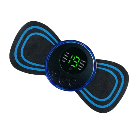 Hordozható Elektromos Nyakmasszírozó, 8 Beépített Programmal, Elektromágneses Technológiával [2]