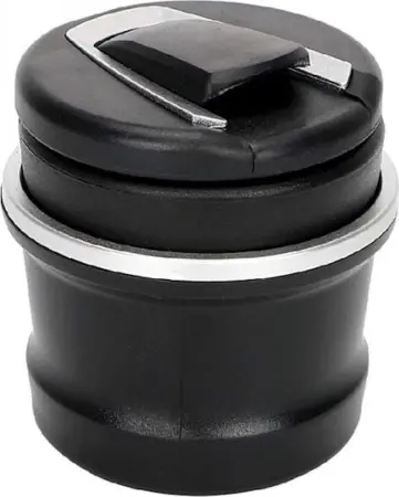 Autós kiegészítők - Autós Hamutartó LED-del – Kompakt Kialakítás, Éjszakai Világítás, Beépített Cigarettafogó