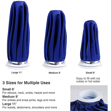 Újrahasználható jégzselés kompressziós bandázs, meleg és hideg terápia, térdhez, bokához, vállhoz és nyakhoz, fájdalomcsillapításra [9]