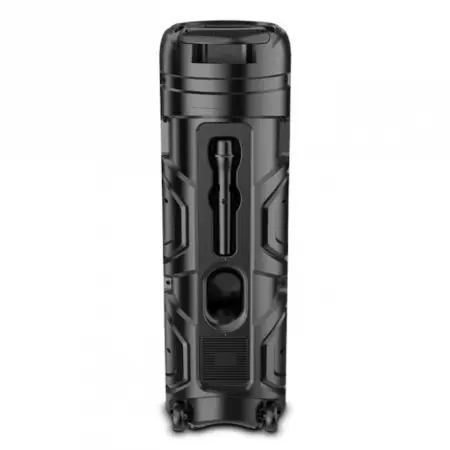 Boxă Portabilă– Sunet Puternic de 400W PMPO, Bluetooth 5.0, Lumini LED RGB Sincronizate, Microfon Wireless pentru Karaoke, Radio FM, USB, AUX, Card TF, Autonomie 4-6 Ore, Telecomandă Inclusă – Perfect [3]