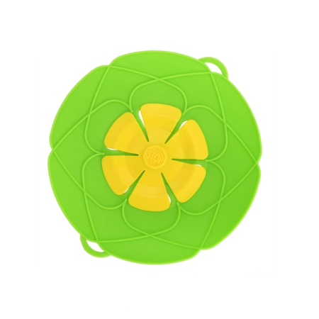 Szilikon kifröccsenésgátló fedő 23 cm, hőálló, edényekhez és pároláshoz, multifunkciós, könnyen tisztítható [8]