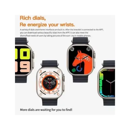 2.1 hüvelykes SmartWatch Okosóra + EXTRA Szíj, Bluetooth Hívás, Vezeték Nélküli Töltés, Fém Ház, Hívás- és Közösségi Értesítések, Véroxigénszint Mérő, Pulzusmérés, Hőmérő, Alvásfigyelés, 105 Sportmód [22]