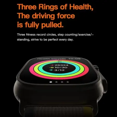 2.1 hüvelykes SmartWatch Okosóra + EXTRA Szíj, Bluetooth Hívás, Vezeték Nélküli Töltés, Fém Ház, Hívás- és Közösségi Értesítések, Véroxigénszint Mérő, Pulzusmérés, Hőmérő, Alvásfigyelés, 105 Sportmód [18]