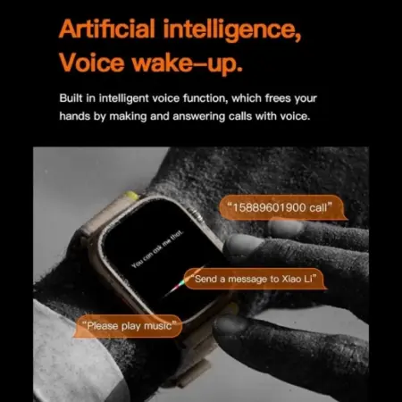 2.1 hüvelykes SmartWatch Okosóra + EXTRA Szíj, Bluetooth Hívás, Vezeték Nélküli Töltés, Fém Ház, Hívás- és Közösségi Értesítések, Véroxigénszint Mérő, Pulzusmérés, Hőmérő, Alvásfigyelés, 105 Sportmód [12]