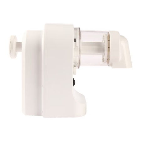 Otthon és Konyha - 20W Elektromos Jégaprító, Kivehető Rozsdamentes Acél Pengével, USB Tápellátás, 130x115x180 mm, Ideális Italokhoz és Nyári Reszelt Jéghez, Kompakt Fehér Dizájn