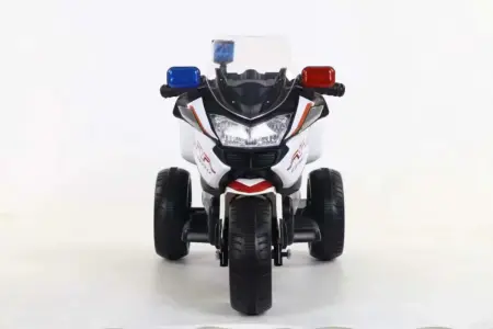 Elektromos rendőrmotor gyerekeknek 3-7 éveseknek, 3 kerékkel, 2x 380 V motor, 88 x 55 x 40 cm [4]