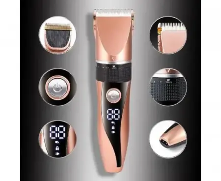 GM8022 Állatnyíró gép, USB, LCD kijelző, tartozékokkal [5]