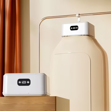 Hordozható Elektromos Ruhaszárító, Összecsukható Mini Szárítószekrény, 3D Air Drying, 400W, Gyors Szárítás 30 Perc–6 Óra, Állandó Hőmérséklet, 10 kg Kapacitás, Kompakt és Összecsukható [9]