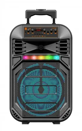 Hangszórók - Hordozható hangszóró Troller 12 col, Bluetooth, 400W PMPO, TWS/FM/USB funkciók, 2400mAh akkumulátor, 1,5 óra üzemidő, ideális bulikhoz és eseményekhez