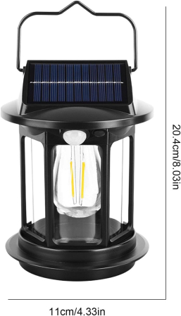 Hordozható napelemes lámpa USB töltéssel, 20000 mAh akkumulátor, több világítási mód, tartós ABS ház, kültéri használatra [1]