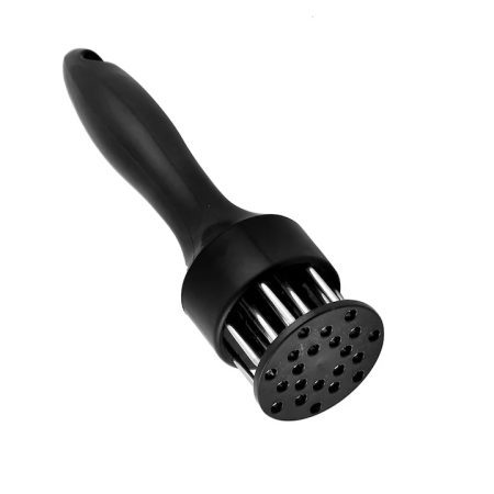 Otthon és Konyha - Húspuhító Eszköz, Fekete, 21 Rozsdamentes Acél Tű, Tartós Műanyag Ház, Éles Pengék a Gyors és Hatékony Puhításhoz