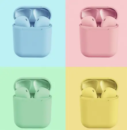 Telefontartozékok - inPods 12 Bluetooth fülhallgató, True Wireless, Bluetooth 5.0 – ergonomikus kialakítás, hordozható töltőtok, prémium hangzás erőteljes basszussal, érintésvezérlés, univerzális kompatibilitás