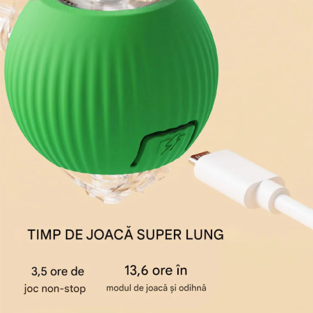 Interaktív Smart Macskajáték Felnőtt Macskáknak, Tartós Műanyag, 9x10,2x5,8 cm, Minden Méretű Macskához, Kompakt Dizájn Több Színben [8]