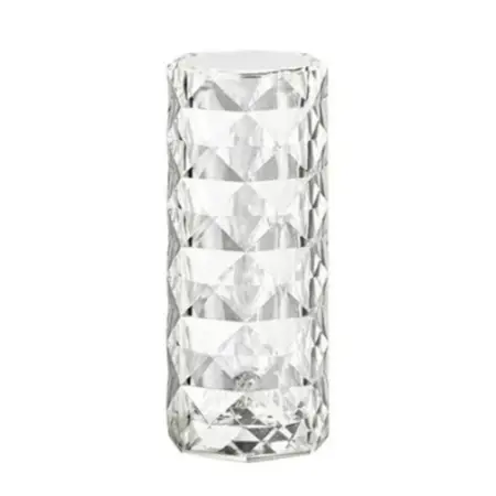 Kristályhatású LED világítás, 3 fehér fény, 16 RGB szín, távirányítóval, érintésvezérlés, újratölthető – hálószobába, irodába, konyhába, kempinghez [9]