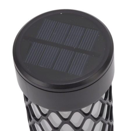 Napelemes LED kerti lámpa 37 cm, meleg fény, IP65 vízálló, automatikus töltés, kültéri használatra, dekoratív gyep világítás [3]