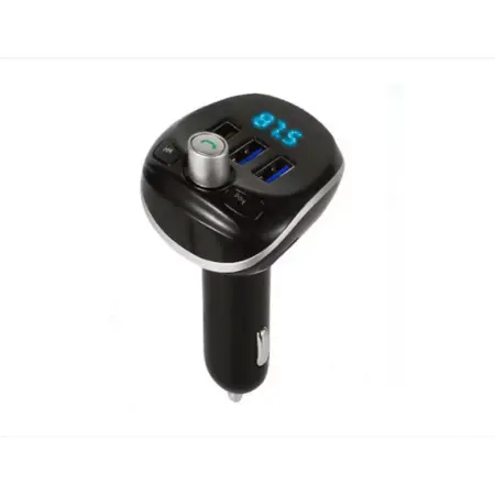 Autós kiegészítők - M21 Autós FM Modulator, 3 × USB, Bluetooth, Kihangosító
