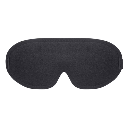 Ergonomikus alvómaszk, puha és kényelmes anyag, fényzáró design, relaxáló hatás mély alváshoz, fekete [2]
