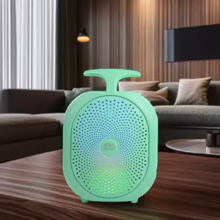 Hangszórók - Mini Hordozható Hangszóró 50W PMPO, LED RGB Világítással, Bluetooth V5.0, 5–10 Órás Üzemidő, 1000–2000mAh Akkumulátorral – Ideális Utazáshoz és Bulikhoz