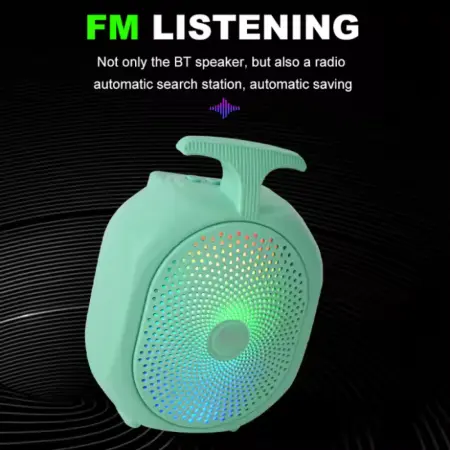 Mini Hordozható Hangszóró 50W PMPO, LED RGB Világítással, Bluetooth V5.0, 5–10 Órás Üzemidő, 1000–2000mAh Akkumulátorral – Ideális Utazáshoz és Bulikhoz [4]