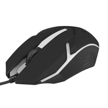 X1 Vezetékes Gaming Optikai Egér, 1200 DPI, RGB Világítással, Ergonomikus Kialakítással, 3 Gombbal és 1,2 m USB Kábellel, Fekete [4]