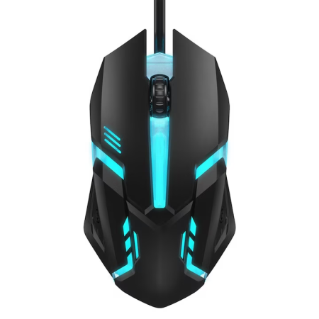 X1 Vezetékes Gaming Optikai Egér, 1200 DPI, RGB Világítással, Ergonomikus Kialakítással, 3 Gombbal és 1,2 m USB Kábellel, Fekete [3]