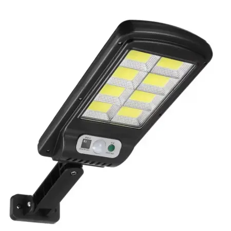 Napelemek és napelemes reflektorok - Napelemes LED Lámpa, 40W, Napelem Panellel, 160 COB LED, Mozgásérzékelővel, 3 Világítási Móddal, Távirányítóval