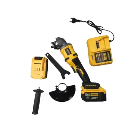 Elektromos szerszámok és eszközök - Vezeték nélküli sarokcsiszoló (Flex) – 98 V, 2× 5 Ah Li-Ion, 3 sebességfokozat, 11.000 rpm, kompatibil 115/125 mm tárcsákkal