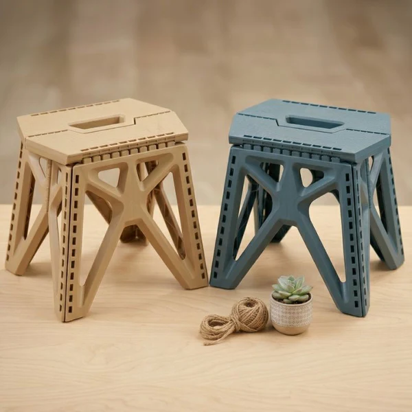 Összecsukható Hordozható Kempingszék, Víz- és Szennyeződésálló Anyagból, Kempingezéshez, Horgászathoz és Szabadtéri Tevékenységekhez, Bézs [2]