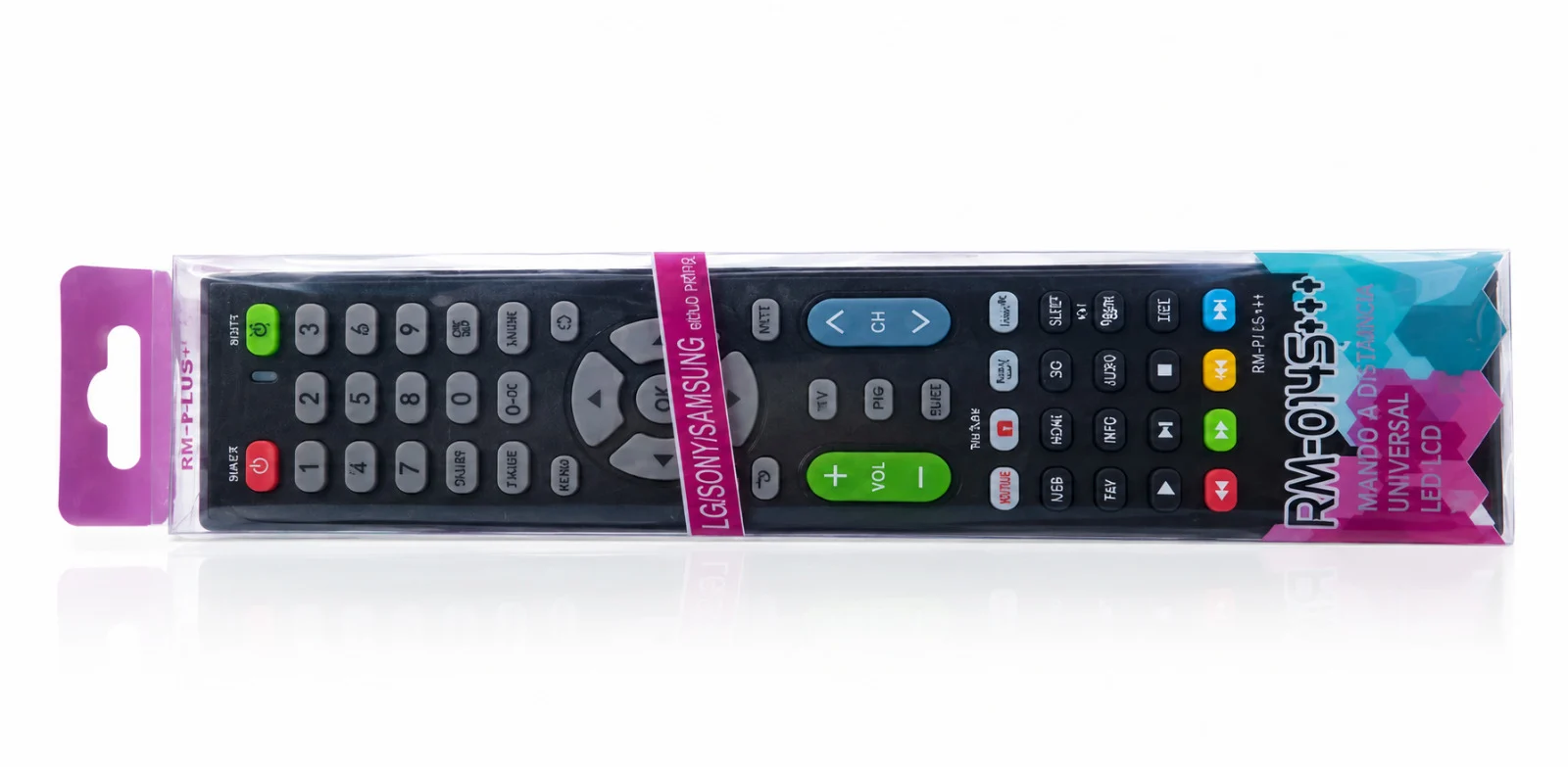 Strong RM-014S+ Smart univerzális távirányító, Kompatibilis LCD/LED TV-kkel, Több kóddal működik, 3xAAA elemmel működik [2]