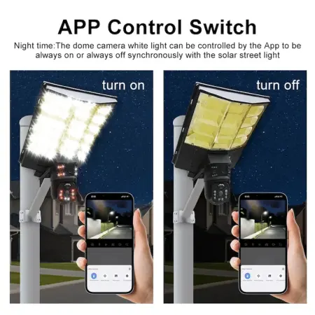 V380 Hármas Biztonsági Kamera Napelemes Panellel, 16000mAh Akkumulátor, 450W Reflektor, 16MP Felbontás, 10x Zoom, Emberi Mozgás Érzékelés és Követés, Kétirányú Hang, IP68, Színes Éjjellátás [5]